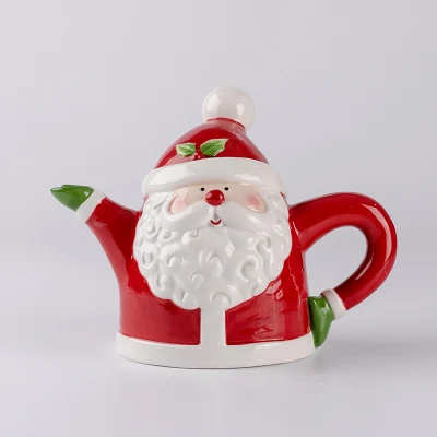 Caneca de Papai Noel Caneca de cerâmica Caneca de cerâmica com decoração de Natal